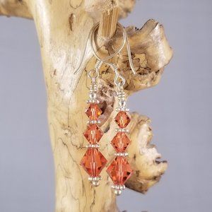 Swarovski & Sterling Silver Earrings